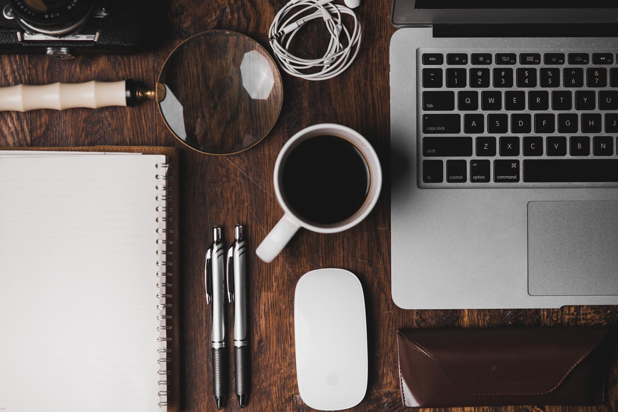 Coffee | Laptop | Notebook | Work