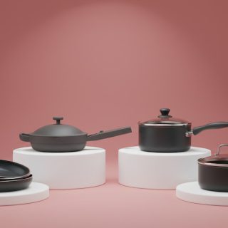 Cooking pots and pans